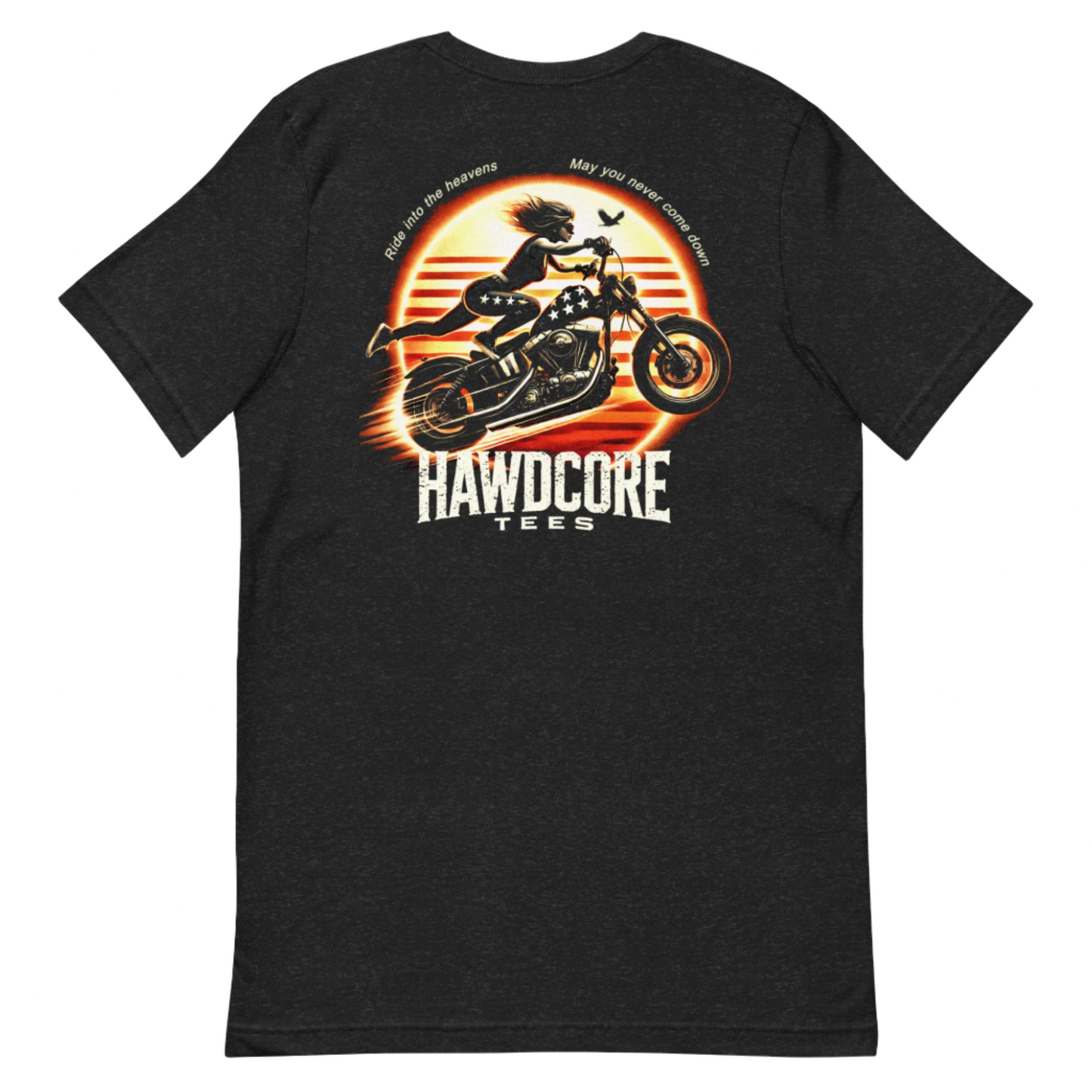 Ride Into The Heavens by Hawdcore Tees (2 colors)